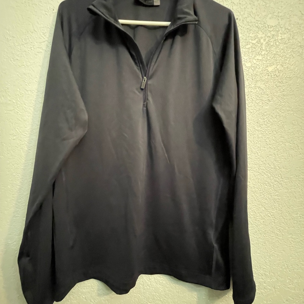 KJUS Men’s Trace Midlayer Half-Zip Pullover Black 54/XL - Picture 3 of 14